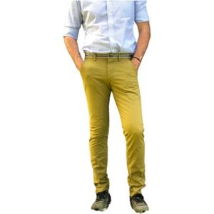 Mason's, Heren, Broeken, Groen, Maat: XS Katoen,