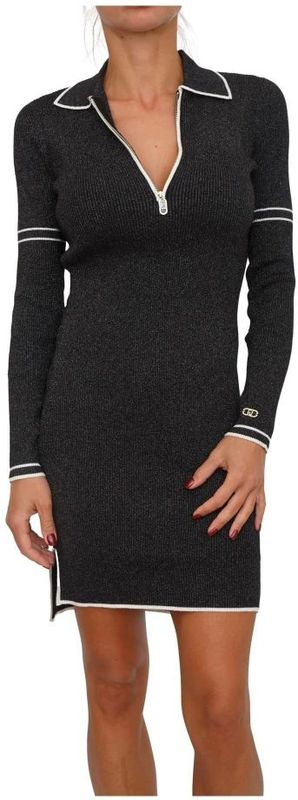Liu Jo - Abito Nero - Gebreide Dagjurk - Zwart - Dames