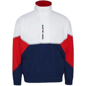 Tommy Jeans - Retro Popover-Jas - Kleurblock - Nylon