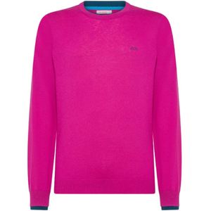 Sun68, Heren, Truien, Roze, Maat: 3XL Katoen,