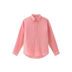 Woolrich Hemden , Pink , Heren , Maat: M