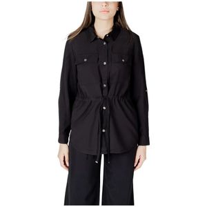 Only - Zwarte Blazer - Dames - Ronde Hals - Polyester