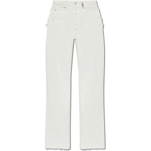 Alexander McQueen, Heren, Jeans, Wit, Maat: M Katoen,