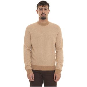 Hugo, Heren, Truien, Beige, Maat: S Katoen,