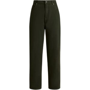 Kiton, Dames, Jeans, Groen, Maat: S Katoen,