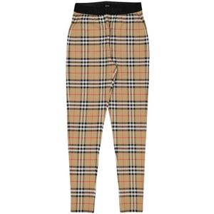 Burberry, Dames, Broeken, Veelkleurig, Maat: XS Polyamide,