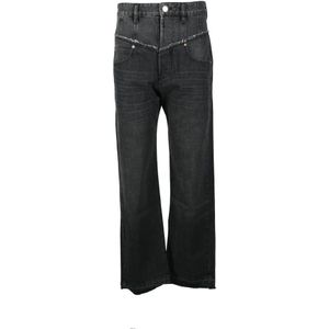 Isabel Marant, Dames, Jeans, Grijs, Maat: S Katoen,