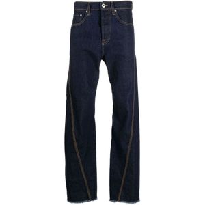 Lanvin, Heren, Jeans, Blauw, Maat: W32 Denim,