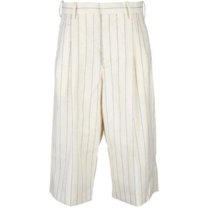 Marni, Dames, Broeken, Wit, Maat: 2XS Wol,