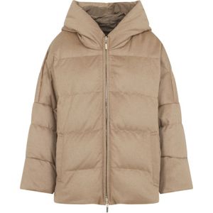 Max Mara, Dames, Jassen, Beige, Maat: M Wol,