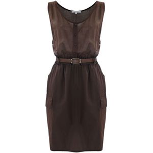 Kocca, Dames, Jurken, Bruin, Maat: L