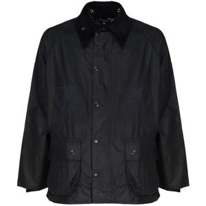Barbour, Heren, Jassen, Zwart, Maat: 2XS Katoen,