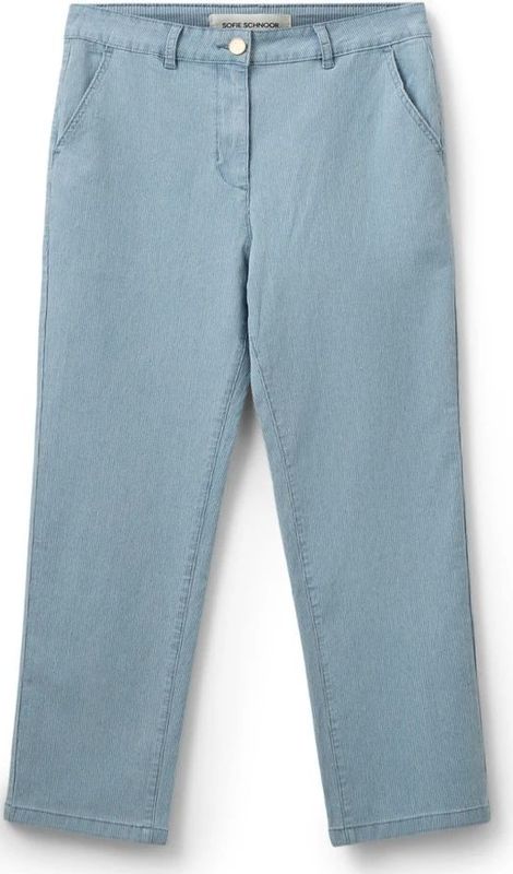 Sofie Schnoor - Blauw Gestreepte Broek - Dames - Jeans