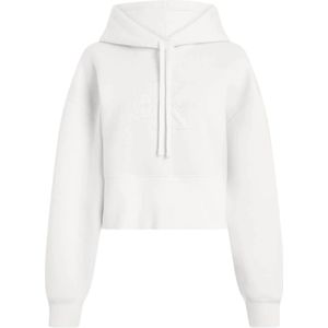 Calvin Klein, Dames, Sweatshirts & Hoodies, Wit, Maat: XS