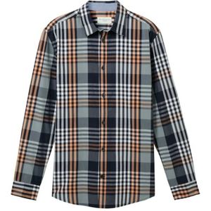 Tom Tailor - Overhemden - Veelkleurig - Katoen - Regular Fit