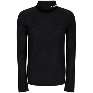 Jil Sander, Heren, Truien, Zwart, Maat: XL
