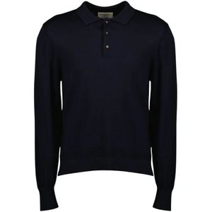 Officine Générale, Heren, Tops, Blauw, Maat: S Wol,
