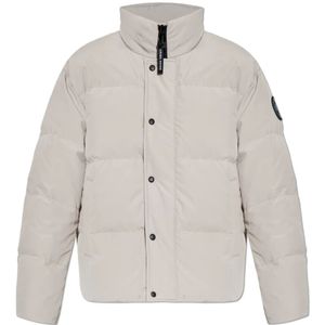 Canada Goose, Heren, Jassen, Grijs, Maat: M Katoen,