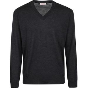 Valentino Garavani, Heren, Truien, Grijs, Maat: S Wol,