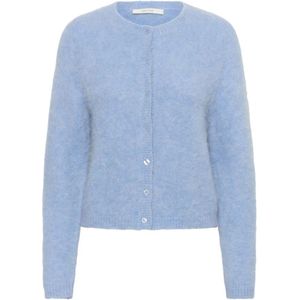 Gestuz, Dames, Truien, Blauw, Maat: S Nylon,