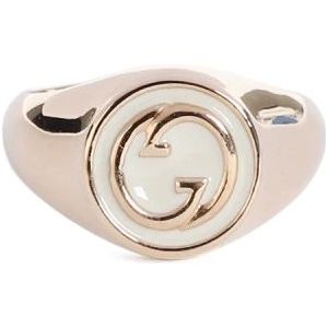 Gucci Blondie Ring Creme , Beige , Dames , Maat: L