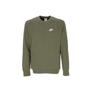 Nike Club Crew Sweatshirt - Rouge Green/White , Green , Heren , Maat: XL