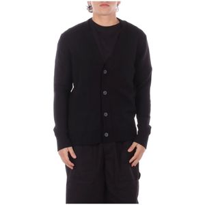 Alpha Studio, Heren, Truien, Zwart, Maat: M Wol,