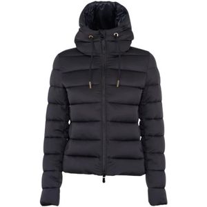 Save The Duck, Dames, Jassen, Zwart, Maat: M Leer,