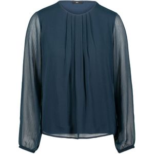 Zero, Dames, Blouses & Shirts, Blauw, Maat: XS