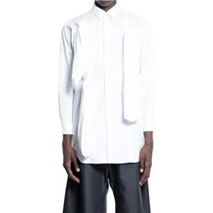 Comme des Garçons - Witte Katoenen Poplin - Overhemd - Heren