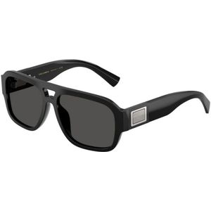 Dolce & Gabbana DG4506 - Zonnebril - Zwart - Acetaat - Pilootframe