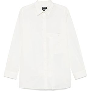 Y-3, Heren, Overhemden, Wit, Maat: XS Katoen,