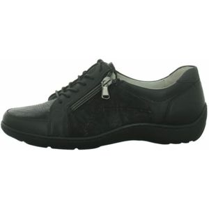 Waldlaufer - Henni - Veterschoen - Zwart - Calfsleer - Rubberzool