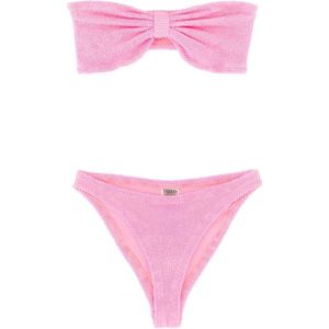 Hunza G, Dames, Badkleding, Roze, Maat: ONE Size