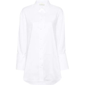 Twinset, Dames, Blouses & Shirts, Wit, Maat: XS Katoen,