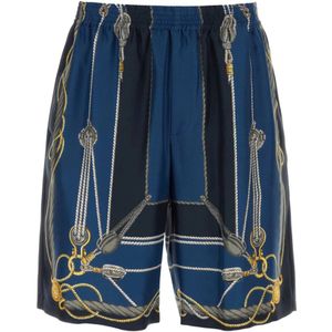 Versace, Heren, Korte broeken, Veelkleurig, Maat: L Zijde,