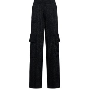 Silvian Heach, Dames, Broeken, Zwart, Maat: 2XS Wol,