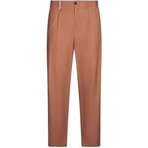 Liu Jo, Heren, Broeken, Oranje, Maat: M Katoen,