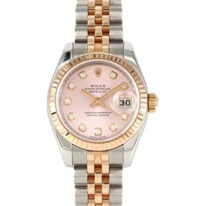 Rolex Vintage, Dames, Pre-owned, Roze, Maat: ONE Size