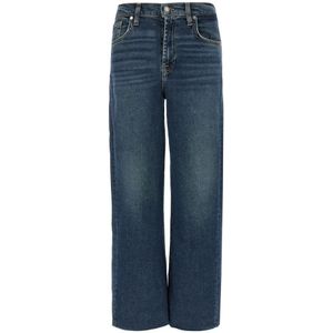 7 For All Mankind, Dames, Jeans, Blauw, Maat: W27 Katoen,