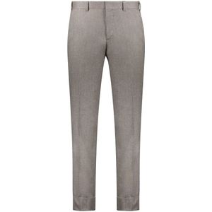 Brioni, Heren, Broeken, Grijs, Maat: 3XL Wol,