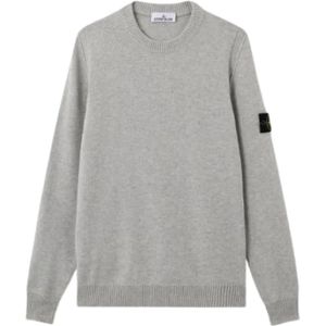 Stone Island, Heren, Truien, Grijs, Maat: 2XL