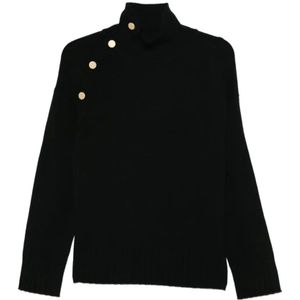 Kujten, Dames, Truien, Zwart, Maat: M Wol,