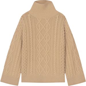 Aeron, Dames, Truien, Beige, Maat: S Wol,