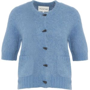 Munthe, Dames, Truien, Blauw, Maat: S Acryl,