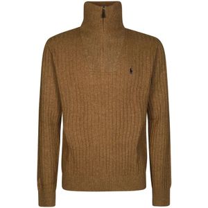 Polo Ralph Lauren, Heren, Truien, Bruin, Maat: S