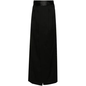 MM6 Maison Margiela, Dames, Rokken, Zwart, Maat: XS Katoen,