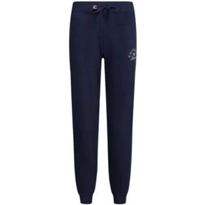 Emporio Armani, Dames, Broeken, Blauw, Maat: M Katoen,