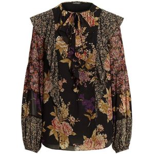Ralph Lauren, Dames, Blouses & Shirts, Zwart, Maat: XS