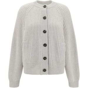 Brunello Cucinelli, Dames, Truien, Wit, Maat: M Kasjmier,